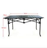 94*55*50.5cm Outdoor Aluminum Alloy Barbecue Camping Leisure Folding Tables
