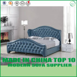 Elegant Furniture Soft Bedroom Leather Bed