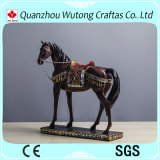 European Style Roman Resin Horse Sculpture for Home Decoration