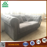 High Quality Hotel Furniture Fabric Double Armchair Tufted Bedroom Chair Sofa