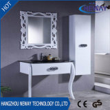 New Floor Standing White PVC Cabinet with Side Cabinet