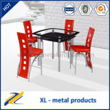 4 Seater Square Tempered Glass Bar Set/Bar Table