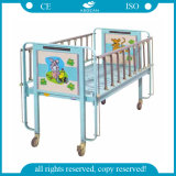 Cartoon Pediatrics Bed Flat with Siderails (AG-CB003)
