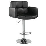 Living Room Upholstered PU Leather Height Adjustable Bar Stool (FS-B8106C)