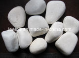 2016 Hot Chinese Size 3-5cm Natural White River Pebble Stone for Paving