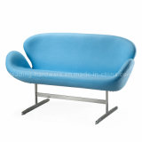 Modern Fabric Leisure Swan Sofa for Living Room