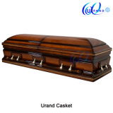 Golden Trim New Product Ameircan Local Coffin and Casket