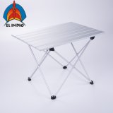 EL Indio Aluminum Folding Collapsible Camping Table Roll up with Carrying Bag for Indoor and Outdoor Picnic, BBQ, Beach, Hiking, Travel, Fishing