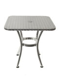 Aluminum Dining Table with Umbrella Hole (DT-06180S)
