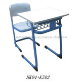 Plastic School Furniture Student Desk and Chair (HK04+KZ02)