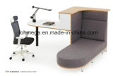 Unique Design Cubicle Office Desks with Rest Sofa Bench