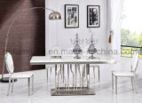 Foshan Furniture Market Marble Dining Table with Creative Design