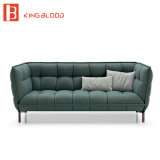 European Style Tufted Sectional Sofa for Living Room