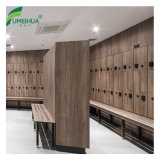 Decorative Compact Laminate Storage Wood Color Cabinets