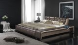 Modern Bedroom Furniture - Leather Bed (6015)