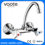 Wall Mounted Double Crystal Handle Brass Body Faucet (VT60802)