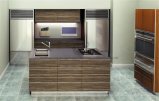 High Glossy UV Wooden Kitchen Furniture (FY25475)