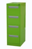 New Design Steel School Furniture Green 4 Drawer Filing Cabinet