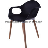 Restaurant Chair with PP Plastic Wooden Legs