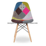 Multicolor Upholstered EMS Style Dining Side Chair with Wood Legs MID Century Modern Chair