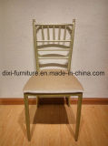 Wholesale Gloden Metal Wedding Chiavari Chair with Cushion/Hotel Banquet Chair