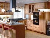 Natural Wood Kitchen Cabinets (#2012-106)
