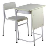School Furniture Wooden Single Student Desk and Chair