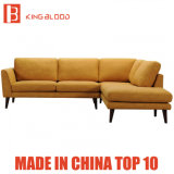 Discount Yellow Color L Shaped Sofa Furniture