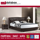 Modern Upholstery Soft Bed with Artificial Leather PVC