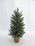 2 Feet Artificial Christmas Home Decoration PVC Pot Gift Tree