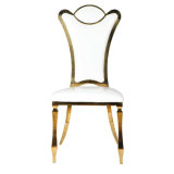 Wholesale Hotel Golden Stainless Steel Napoleon Dining Chair