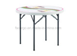 3FT HDPE Folding Round Table for Coffee Shop Used (CG-Y94)
