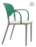 Stackable Plastic Chair Office Garden Home Dining Hotel Furniture