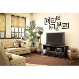 South Shore City Life Black TV Stand, for Tvs up to 60
