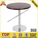 Round Stainless Steel Coffee Table