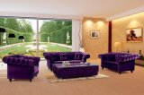 Luxury Purple Velvet Chesterfield Sofa Ms-08