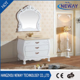 American Style Luxury Eco-Friendly Paint Solid Wood Bathroom Cabinet