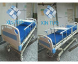China Manufacturer Hospital Inpatient Care Metal Folding Manual Patient Bed