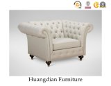 Tufted Wing-Back Sofa Furniture Chesterfield Sofa (HD740)