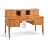 American Country Classic Hotel Writing Desk Antique with Hutch