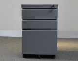 3 Drawer Metal Mobile Pedestal Movable Cabinet for Office Use