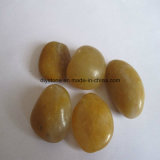 High Quality Yellow Paving Pebble Stone Massage Stone