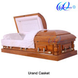 Americna Style Adult Poplar Wooden Casket and Coffin