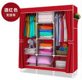 Non-Woven DIY Wardrobe Closet Large and Medium-Sized Cabinets Simple Folding Reinforcement Receive Stowed Clothes (FW-23A)