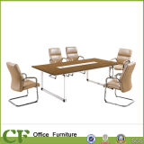 Metal Legs Wood Office Furniture Meeting Room Reception Table