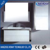 New Waterproof PVC Bathroom Washbasin Cabinet with Side Cabinet