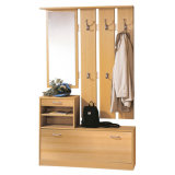 Modern Large MDF Wood Classic Shoe Cabinet Hallway Furniture
