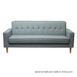 Modern Button Tufted Fabric Sofa Bed for Living Room or Department