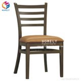 Hot Sale Stackable Wood Imitation Aluminum Royal Dining Chair