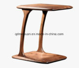 Solid Wood Walnut Side Simple Modern Coffee Table Sofa Side Table (M-X3842)